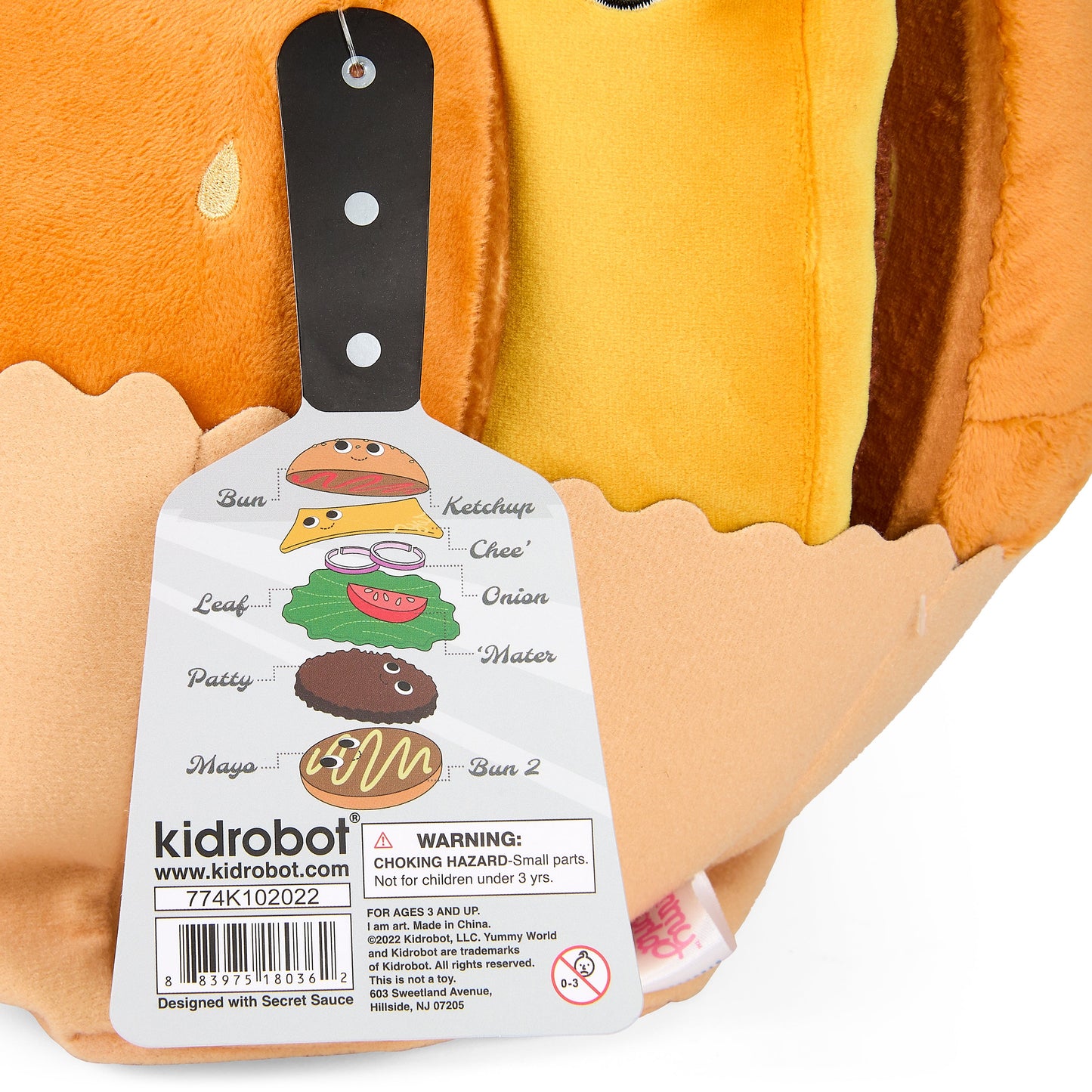 Yummy World Bonnie Burger 13" Interactive Plush