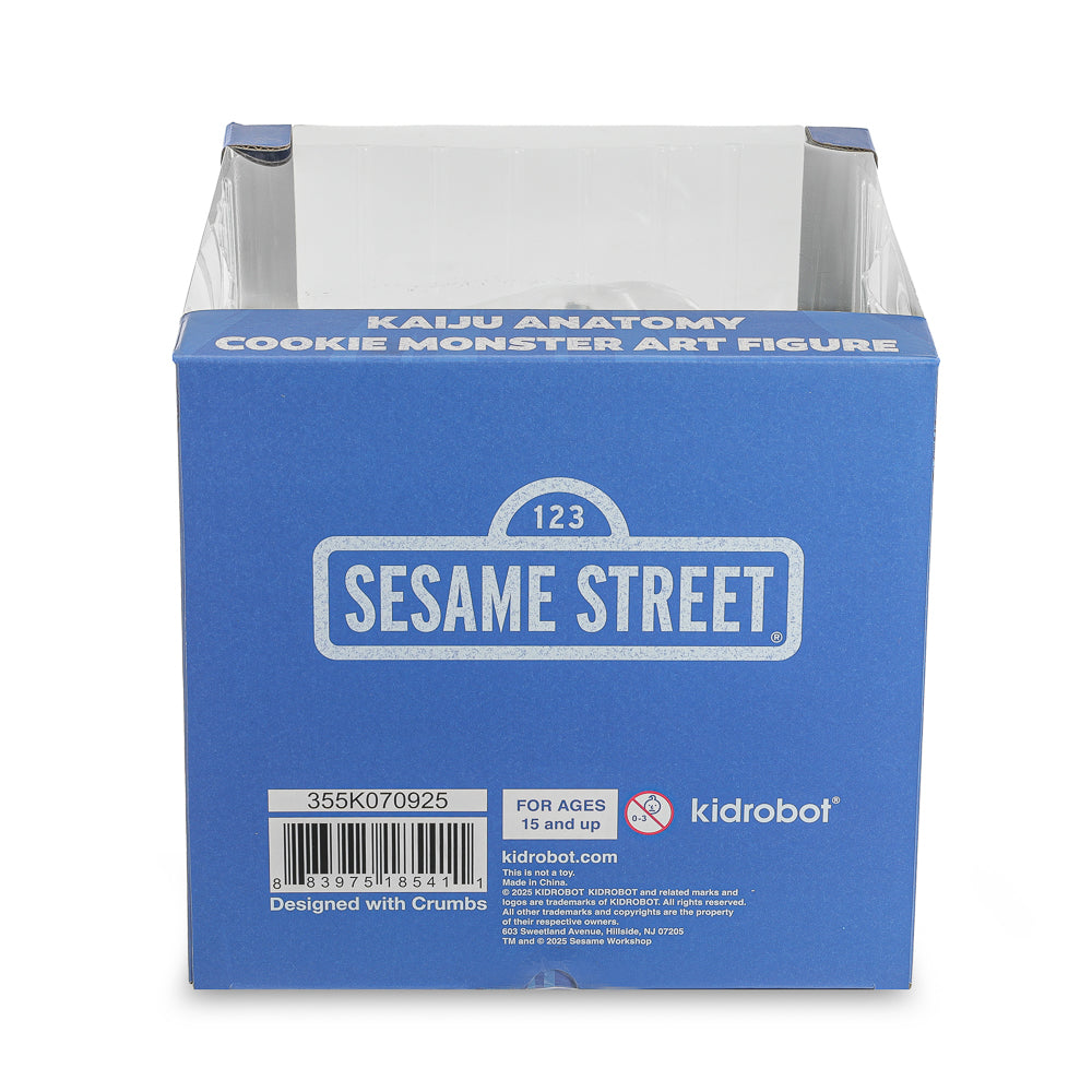 2025 CON EXCLUSIVE: Sesame Street - Kaiju Anatomy Cookie Monster 8" Flocked Vinyl Art Figure - Blue Pearl Edition (Limited Edition of 200)