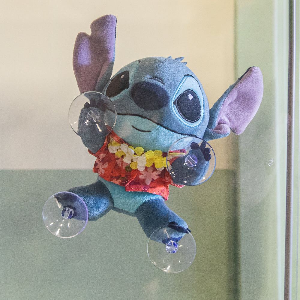 Disney Stitch in Hawaiian Shirt Plush Window Clinger