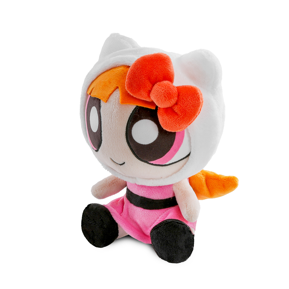 Hello Kitty® and Friends x The Powerpuff Girls - Blossom as Hello Kitty® Phunny Plush (PRE-ORDER)