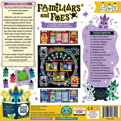 Horrible Adorables - Familiars and Foes: A Spellbinding Cooperative Board Game