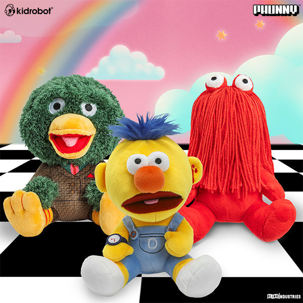 Don't Hug Me I'm Scared Red Guy Phunny Plush