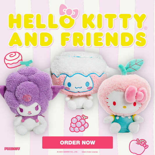 Hello Kitty® and Friends Boba Flavors Phunny Plush Bundle 3-Pack