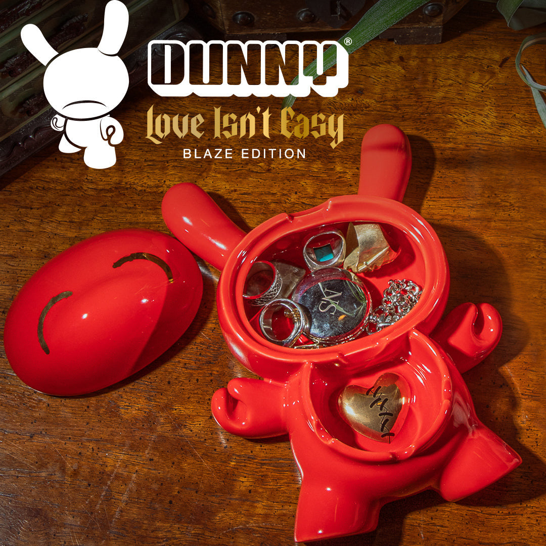 L.I.E. (LOVE ISN’T EASY) Dunny Ceramic Ashtray: BLAZE Edition (PRE-ORDER)