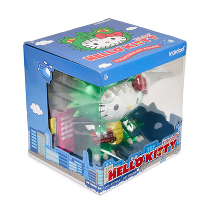 Hello Kitty® Kaiju Cosplay 8" Vinyl Art Figure - Metallic Green Edition