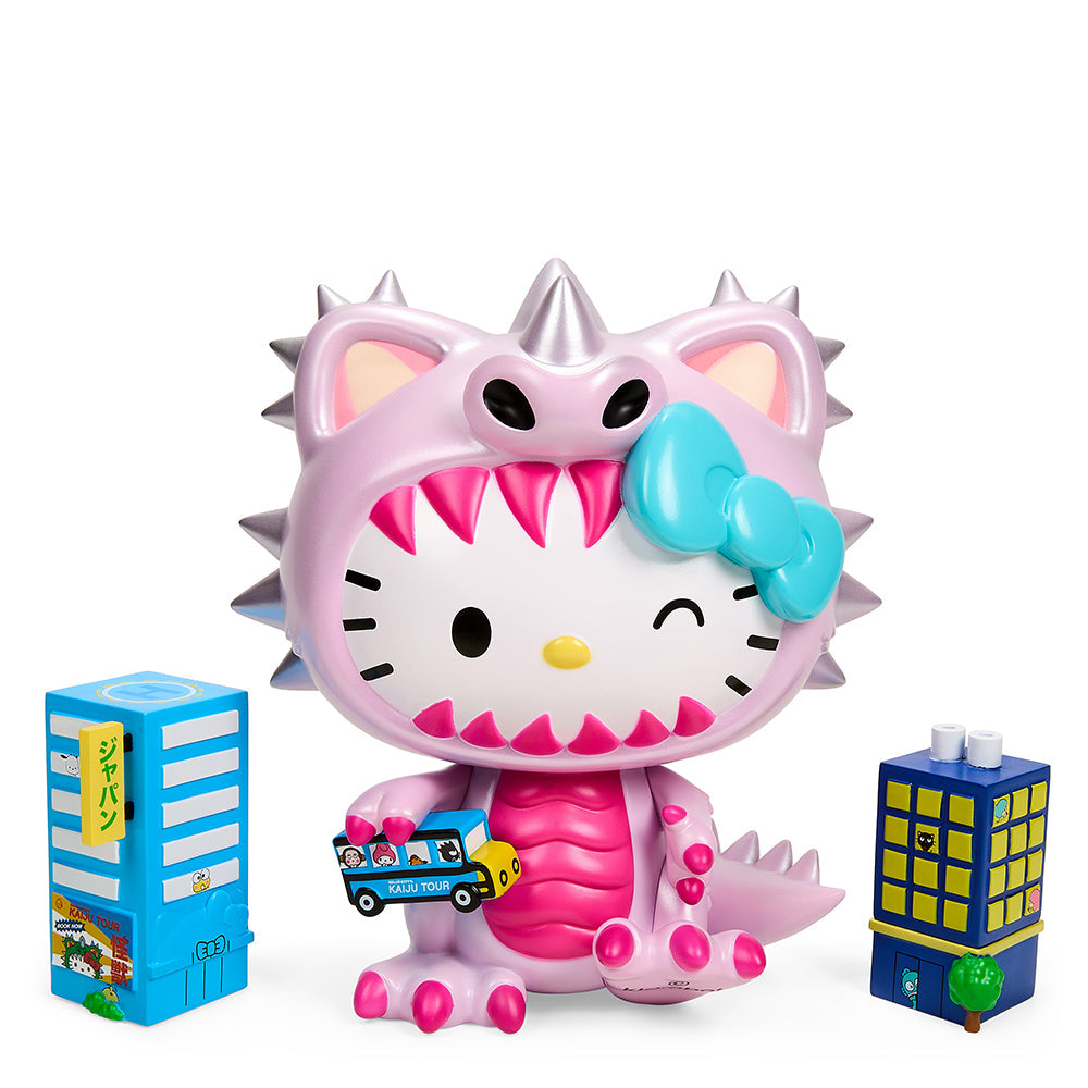 SDCC 2022: Hello Kitty® Kaiju Cosplay 8" Vinyl Art Figure - Metallic Blush Edition - Limited Edition of 300