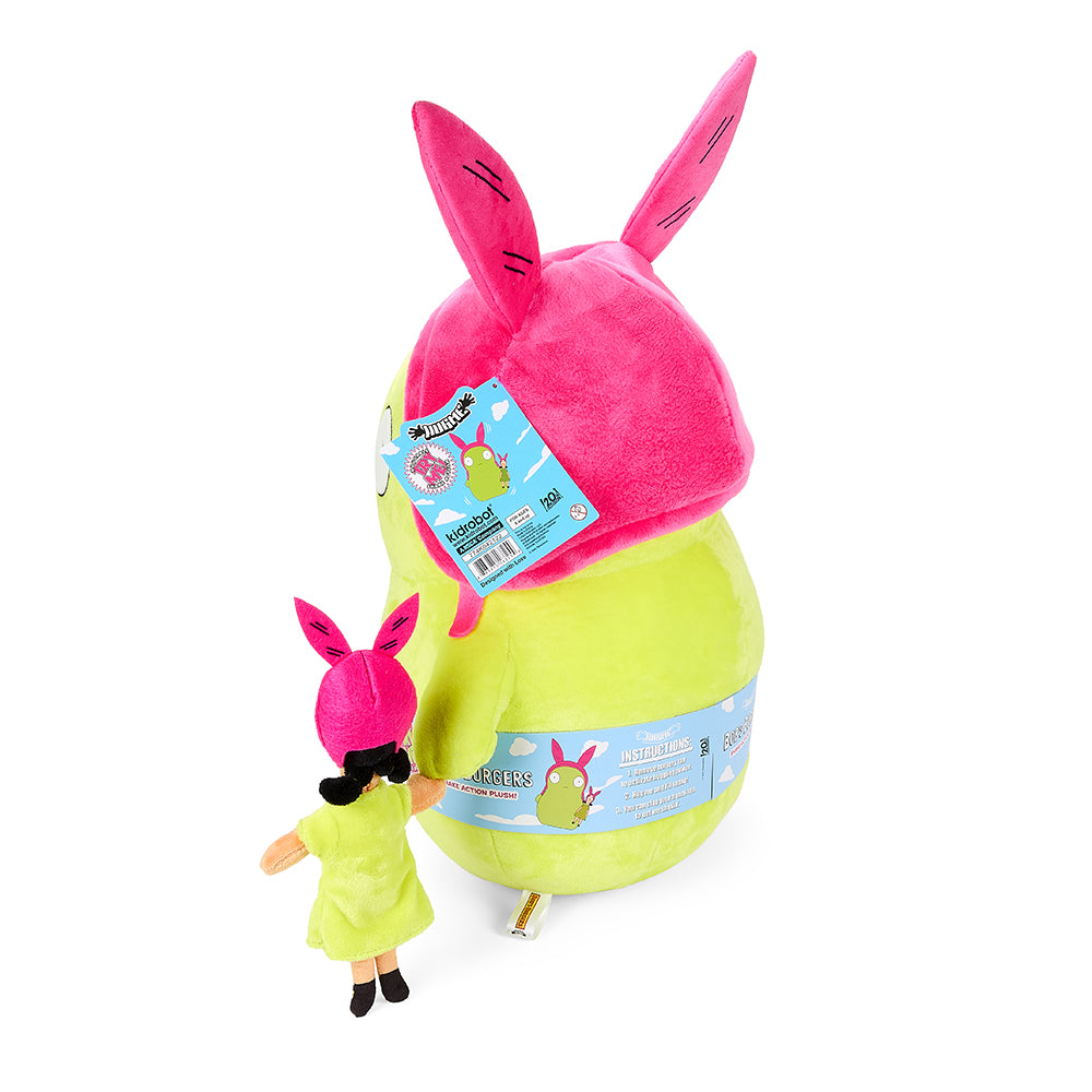 Bob's Burgers Louise & Kuchi Kopi 16” HugMe Plush with Shake Action