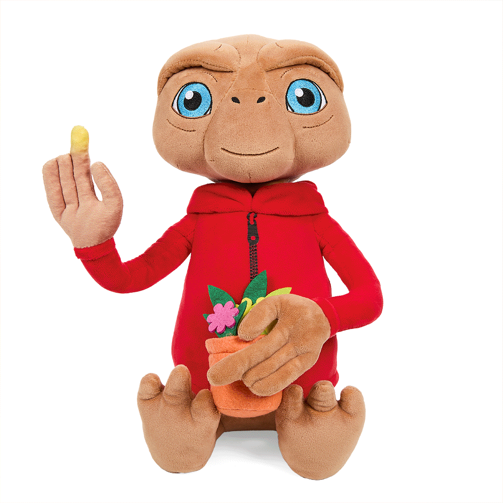E.T. the Extra-Terrestrial Hooded 13" Interactive Plush with Light-Up Finger