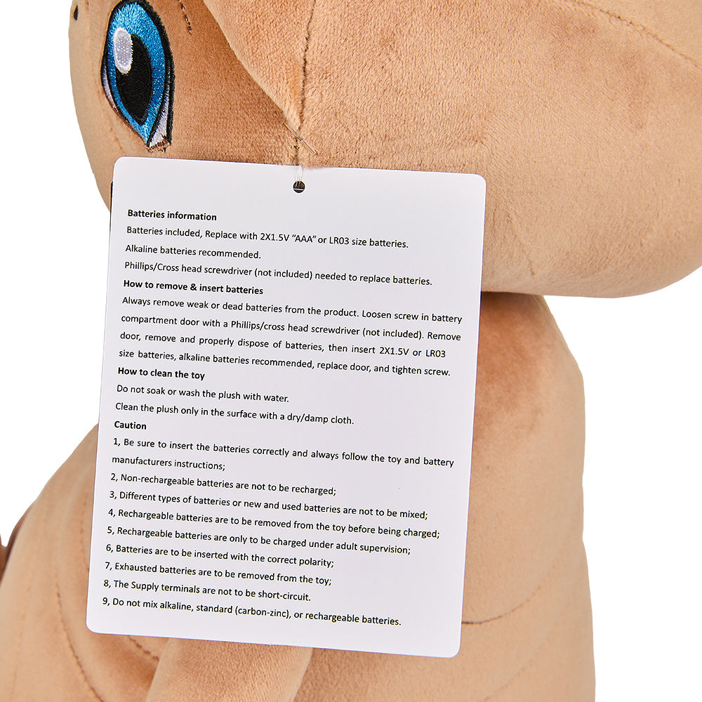 E.T. the Extra-Terrestrial Ouch 13" Interactive Plush with Light-Up Chest & Finger