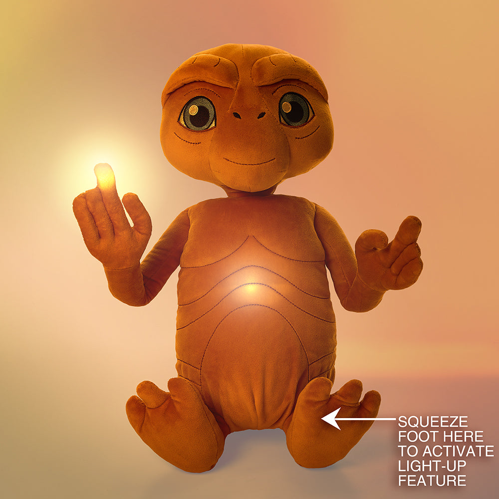 E.T. the Extra-Terrestrial Ouch 13" Interactive Plush with Light-Up Chest & Finger