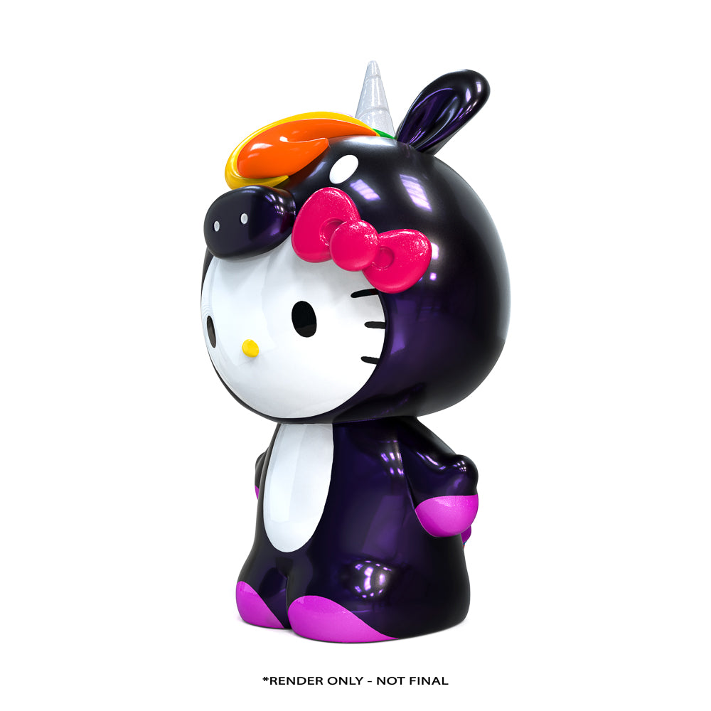 Hello Kitty® Midnight Rainbow Unicorn 36" Art Giant (PRE-ORDER)