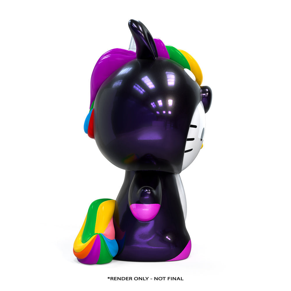 Hello Kitty® Midnight Rainbow Unicorn 36" Art Giant (PRE-ORDER)