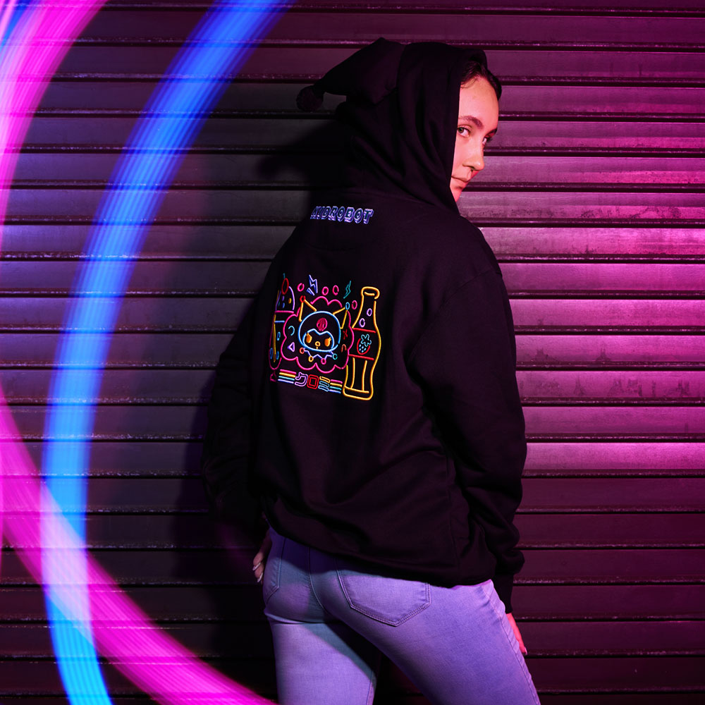 NYCC 2022: Hello Kitty® and Friends Kuromi™ Arcade Hoodie by Kidrobot (Limited Edition of 300)