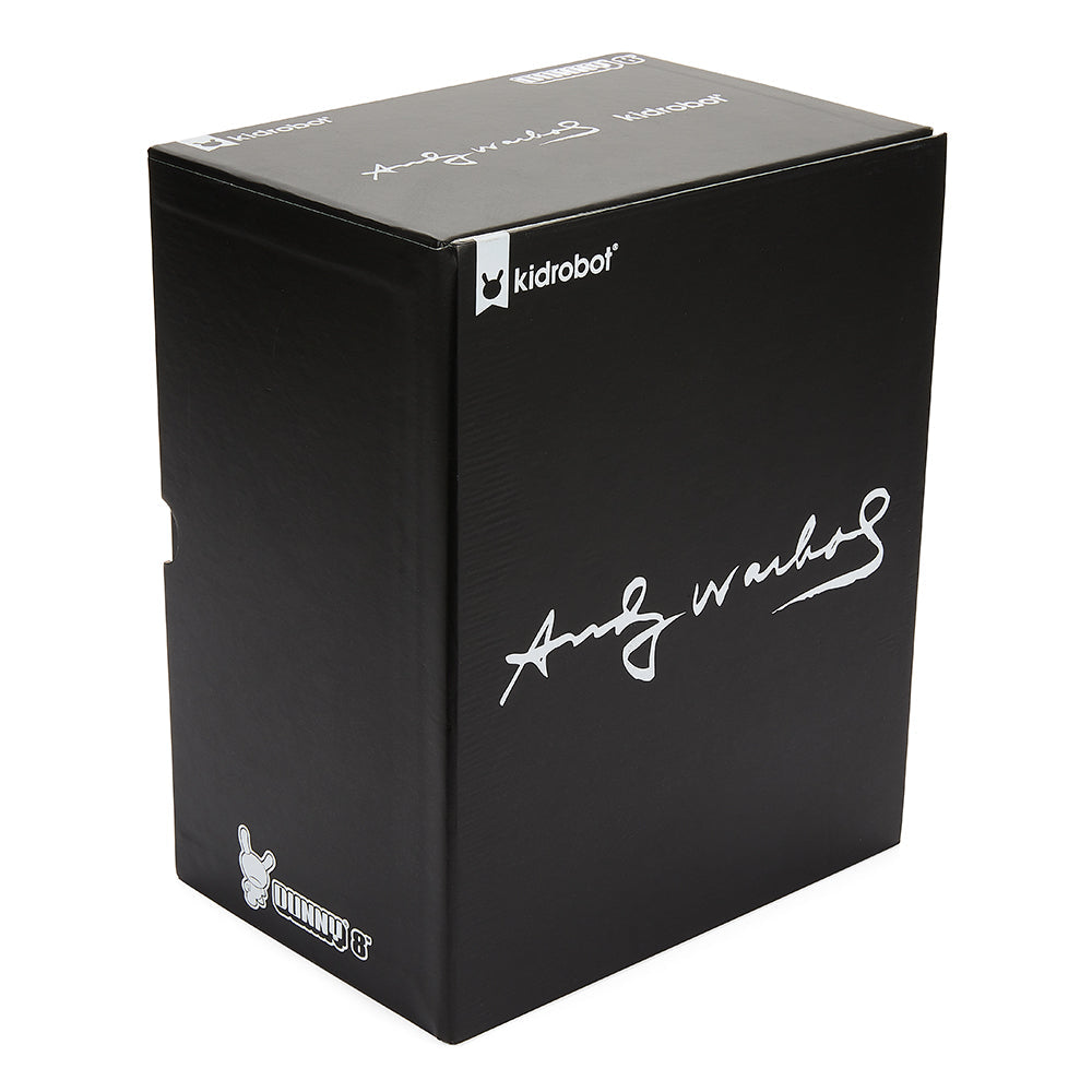 Andy Warhol Fright Wig Self-Portrait 8" Masterpiece Dunny - Monochrome Edition