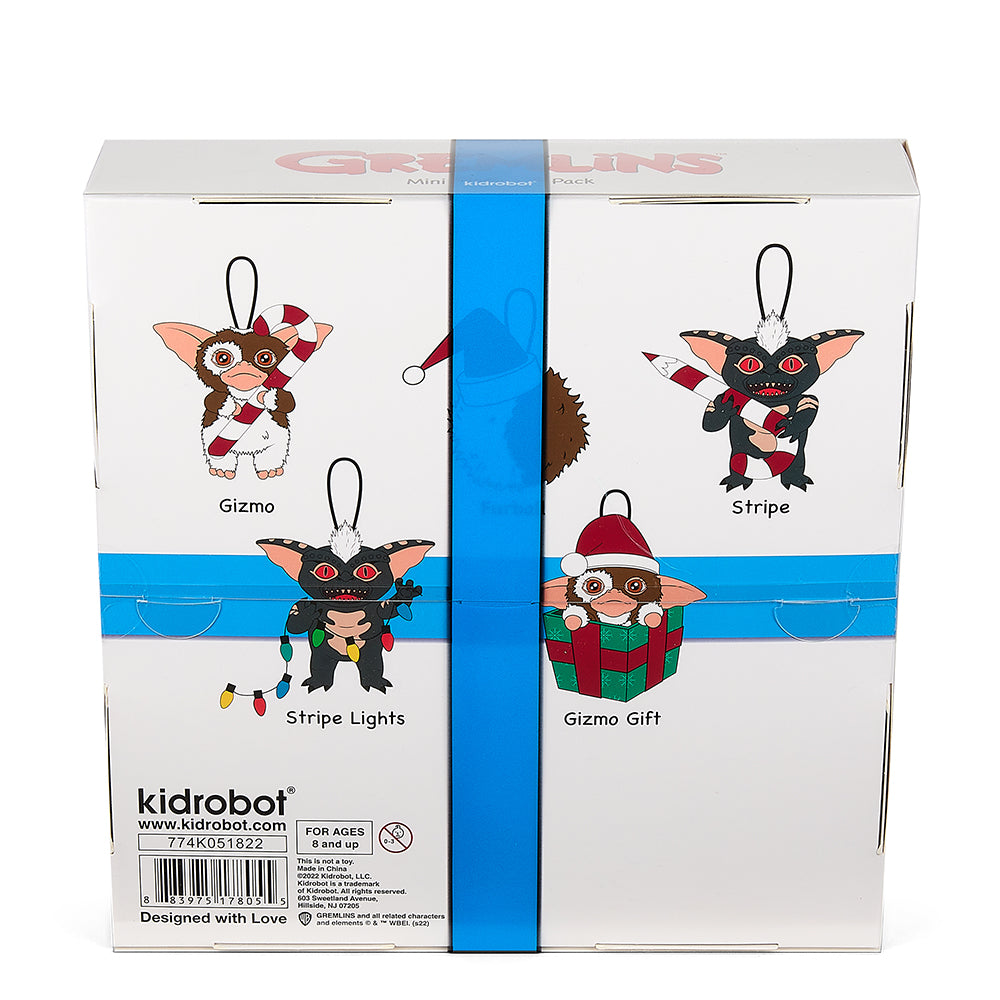 Gremlins 3" Plush Holiday Ornament 5-Pack Set by Kidrobot