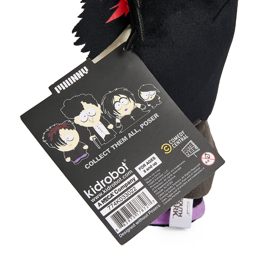 South Park Goth Kid Pete 8" Phunny Plush by Kidrobot