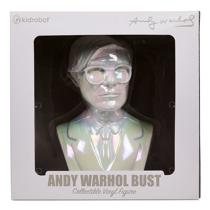 DCON 2022: Andy Warhol 12” Bust Vinyl Art Sculpture – Iridescent Edition (Limited Edition of 300)