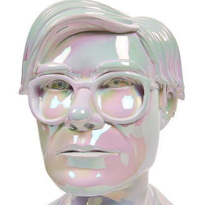DCON 2022: Andy Warhol 12” Bust Vinyl Art Sculpture – Iridescent Edition (Limited Edition of 300)