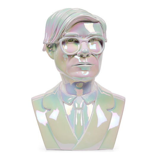 DCON 2022: Andy Warhol 12” Bust Vinyl Art Sculpture – Iridescent Edition (Limited Edition of 300)