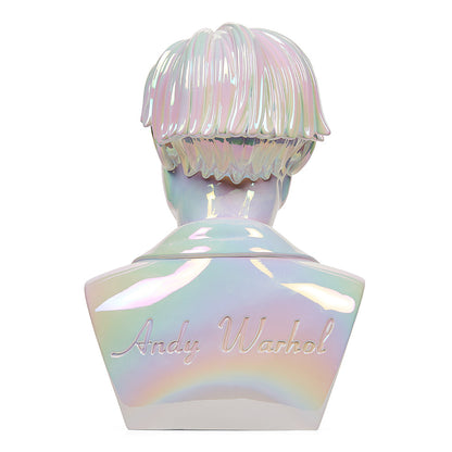 DCON 2022: Andy Warhol 12” Bust Vinyl Art Sculpture – Iridescent Edition (Limited Edition of 300)