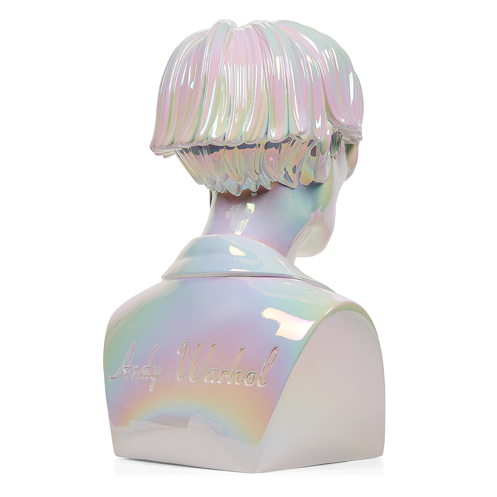 DCON 2022: Andy Warhol 12” Bust Vinyl Art Sculpture – Iridescent Edition (Limited Edition of 300)