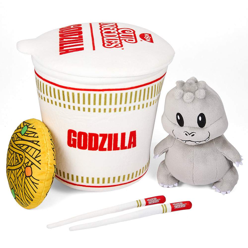 Nissin® x Godzilla - 10" Interactive Plush - Godzilla in Cup Noodles®