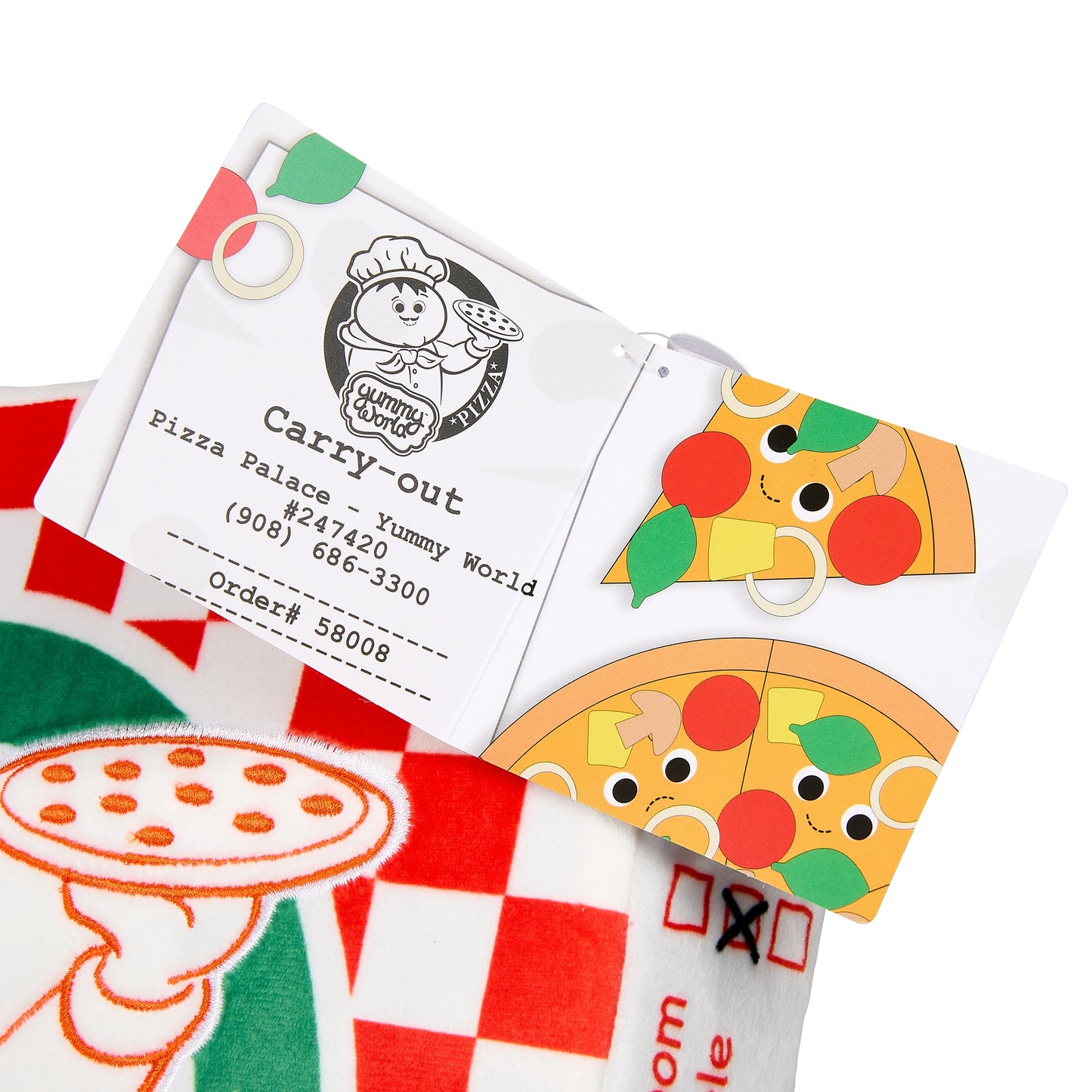 Yummy World Pizza Supreme 12" Interactive Plush