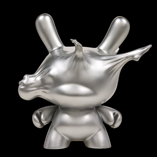 DCON 2022: Breaking Free 8" Resin Dunny by WHATSHISNAME - Metallic Silver Edition (Limited Edition)