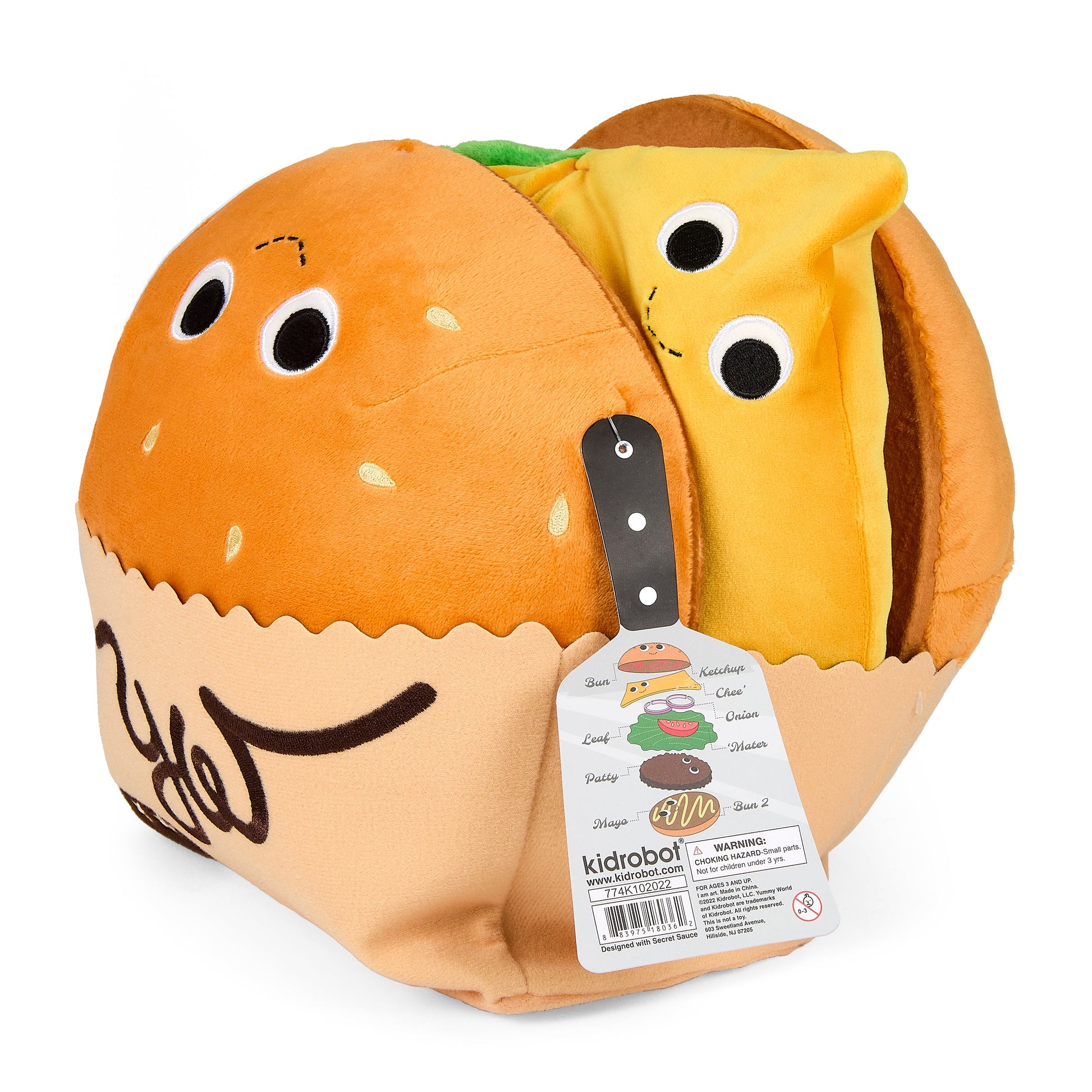 Yummy World Bonnie Burger 13" Interactive Plush