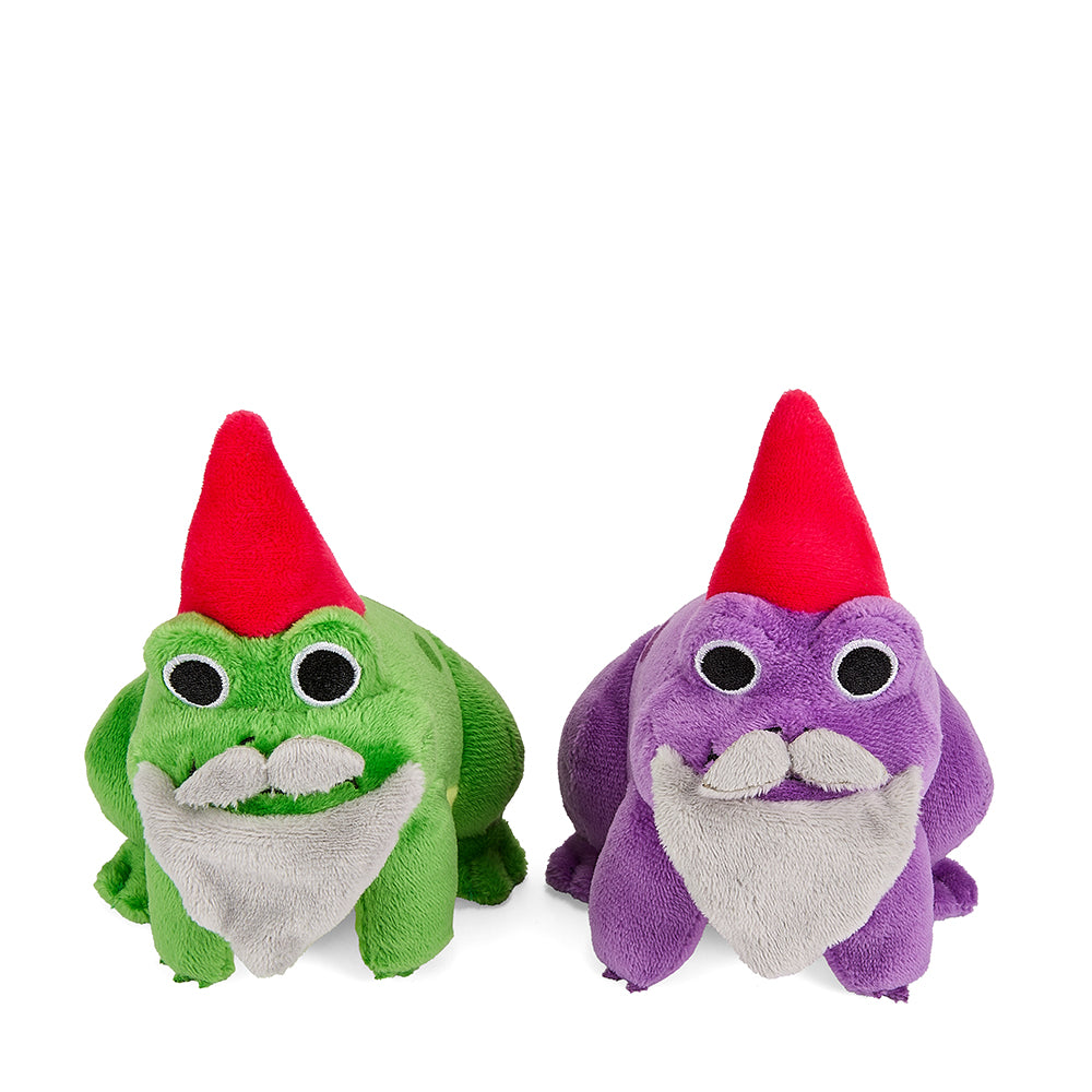 13" Interactive Plush Mushroom with Frog Gnomes by Kidrobot