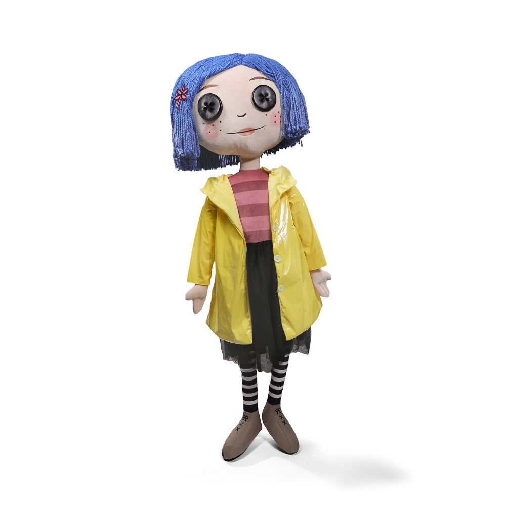 Coraline with Button Eyes 5-foot Life-Size Plush Doll