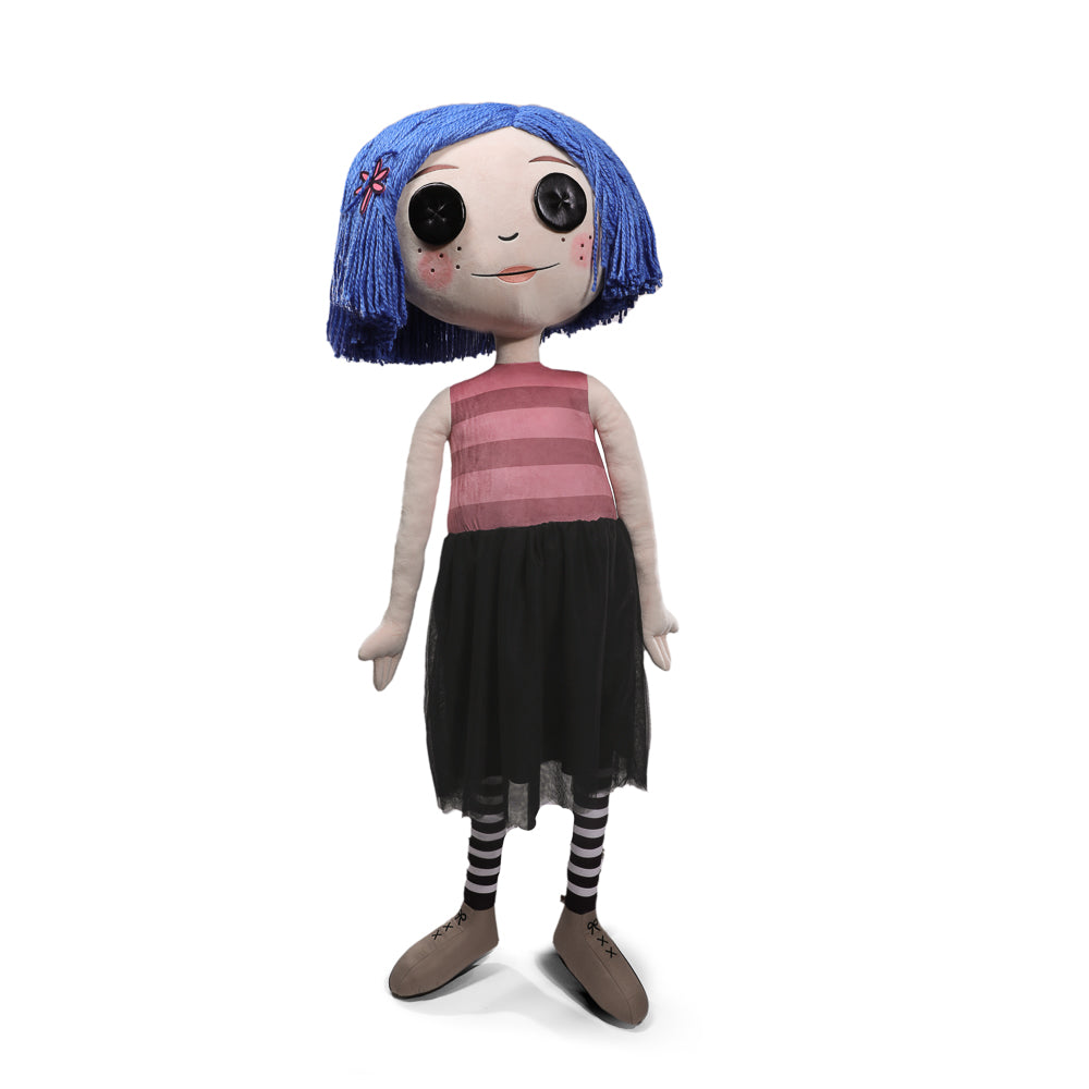 Coraline with Button Eyes 5-foot Life-Size Plush Doll