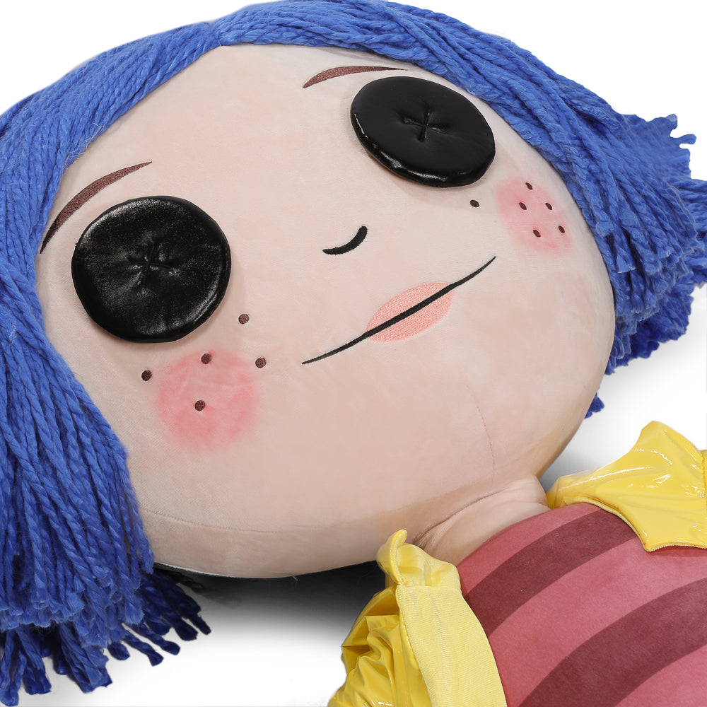 Coraline with Button Eyes 5-foot Life-Size Plush Doll