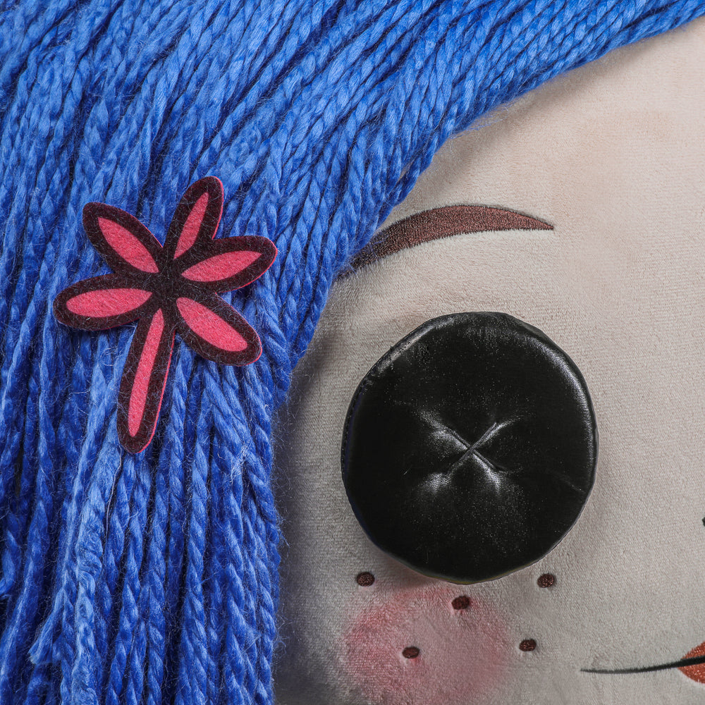 Coraline with Button Eyes 5-foot Life-Size Plush Doll