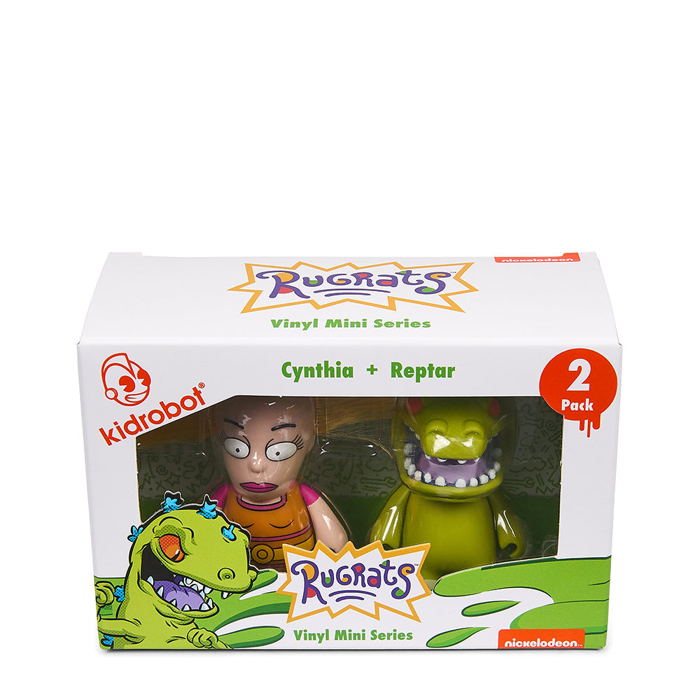 Rugrats Cynthia and Reptar 3" Vinyl Figure 2-Pack