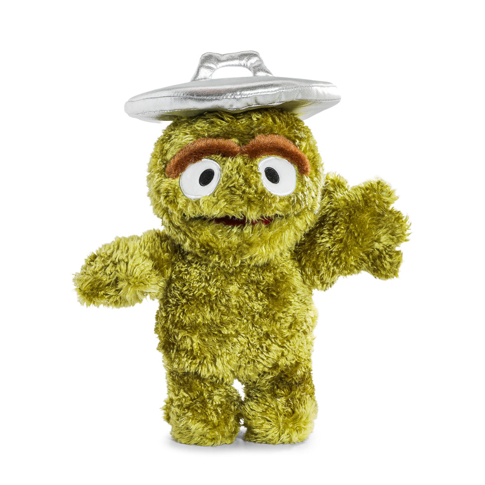 Sesame Street Oscar the Grouch in Trash Can Plush