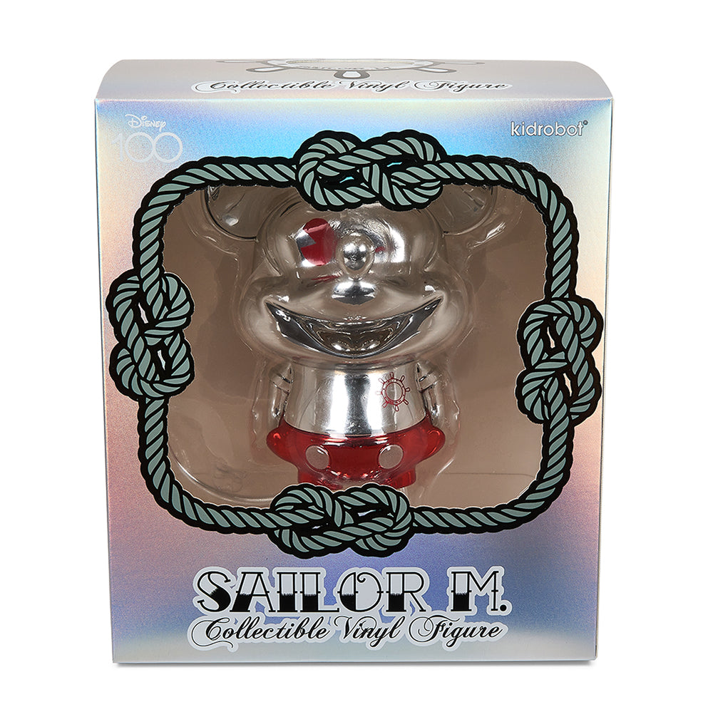 D100 Mickey Mouse Sailor M. 8" Collectible Vinyl Figure by Pasa - Disney 100 Edition (Limited Edition of 500)