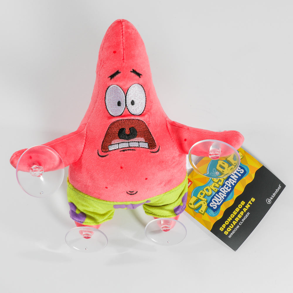 SpongeBob SquarePants - 8" Plush Window Clinger - Scared Patrick