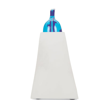Andy Warhol 10” Lustre Gloss Resin Bookends - Blue Banana