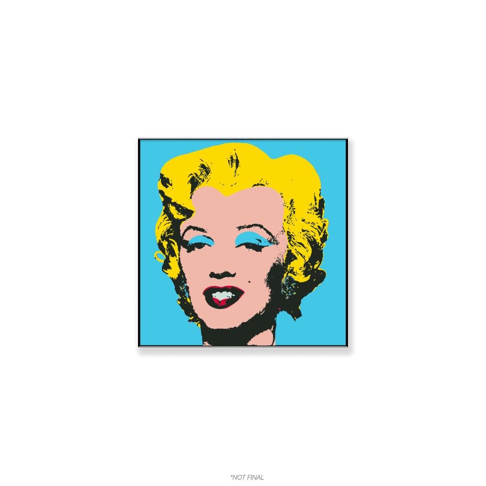 Andy Warhol Deluxe Enamel Pins by Kidrobot