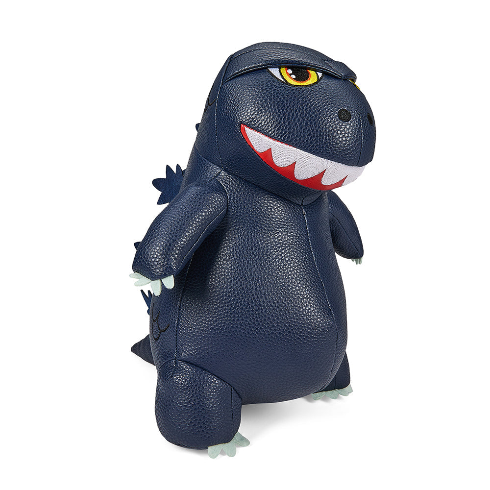 Godzilla 13" Premium Vegan Leather Plush - Blue Metallic Edition