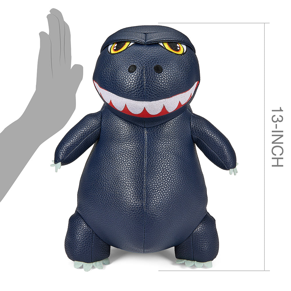 Godzilla 13" Premium Vegan Leather Plush - Blue Metallic Edition