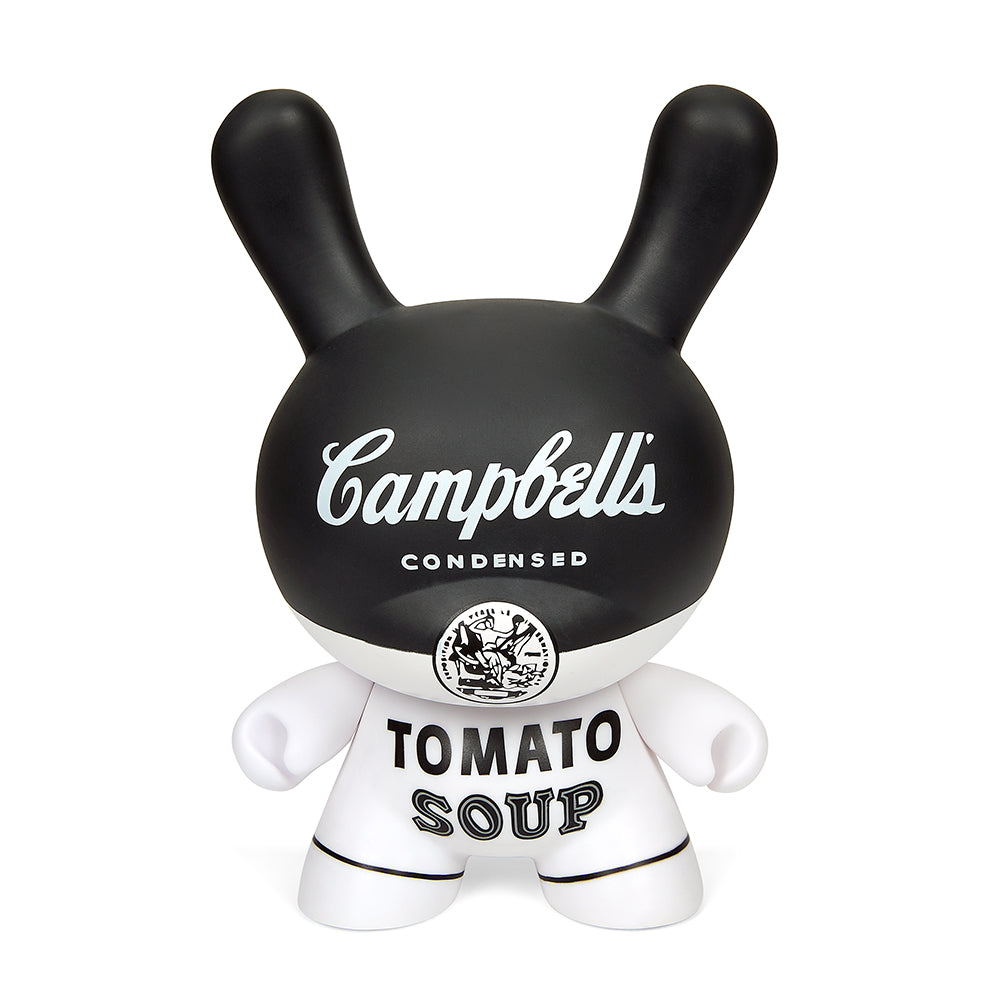Andy Warhol 8" Campbell's Soup Masterpiece Dunny - Black and White Edition (Limited Edition of 500)