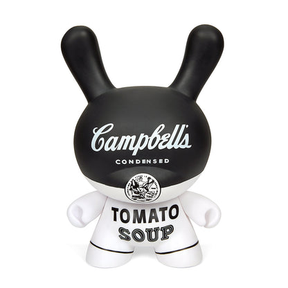 Andy Warhol 8" Campbell's Soup Masterpiece Dunny - Black and White Edition (Limited Edition of 500)