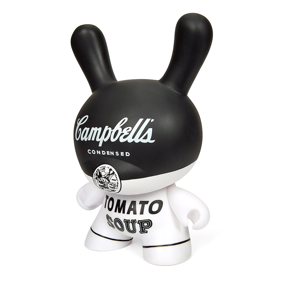 Andy Warhol 8" Campbell's Soup Masterpiece Dunny - Black and White Edition (Limited Edition of 500)