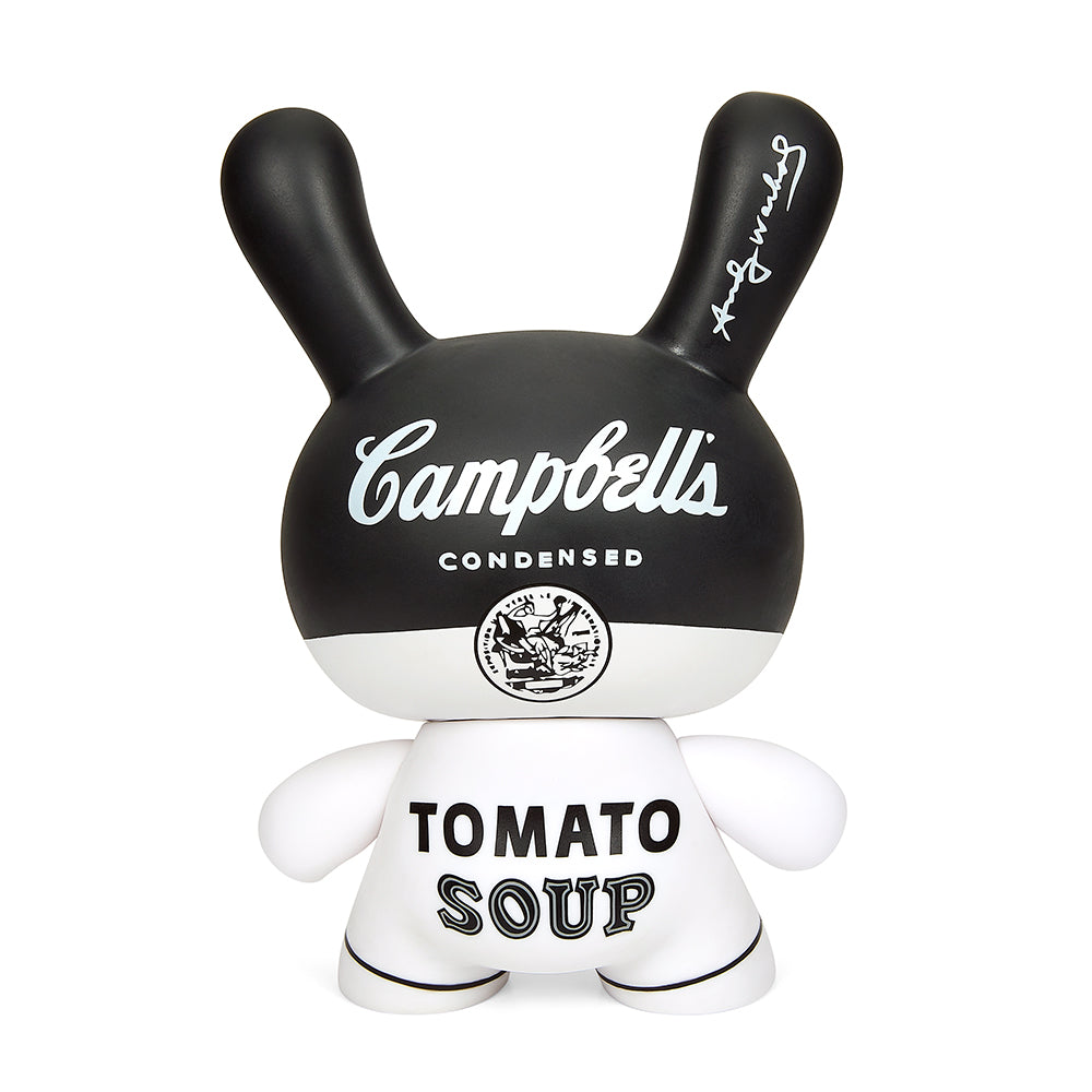 Andy Warhol 8" Campbell's Soup Masterpiece Dunny - Black and White Edition (Limited Edition of 500)