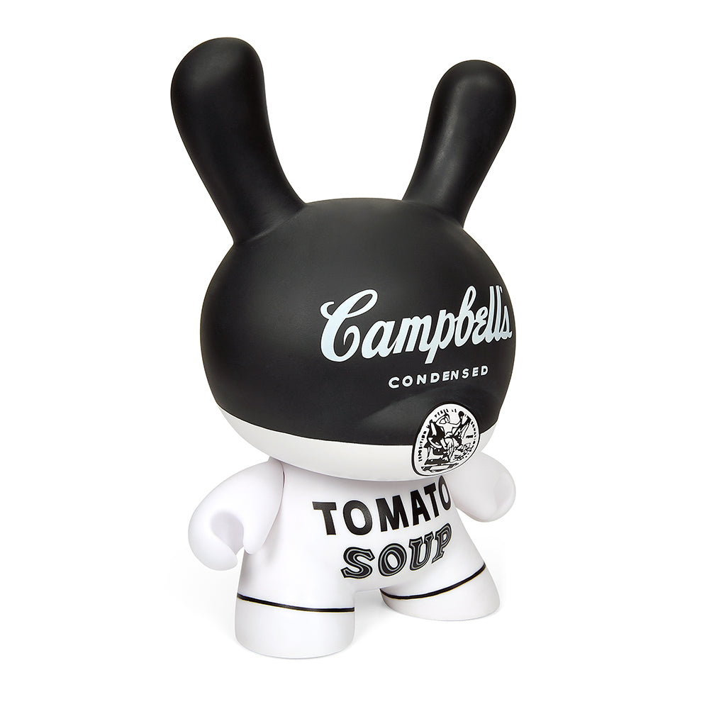 Andy Warhol 8" Campbell's Soup Masterpiece Dunny - Black and White Edition (Limited Edition of 500)
