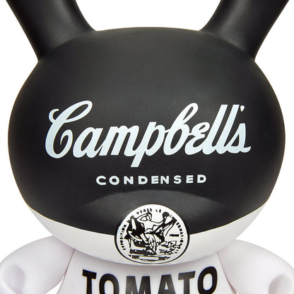 Andy Warhol 8" Campbell's Soup Masterpiece Dunny - Black and White Edition (Limited Edition of 500)