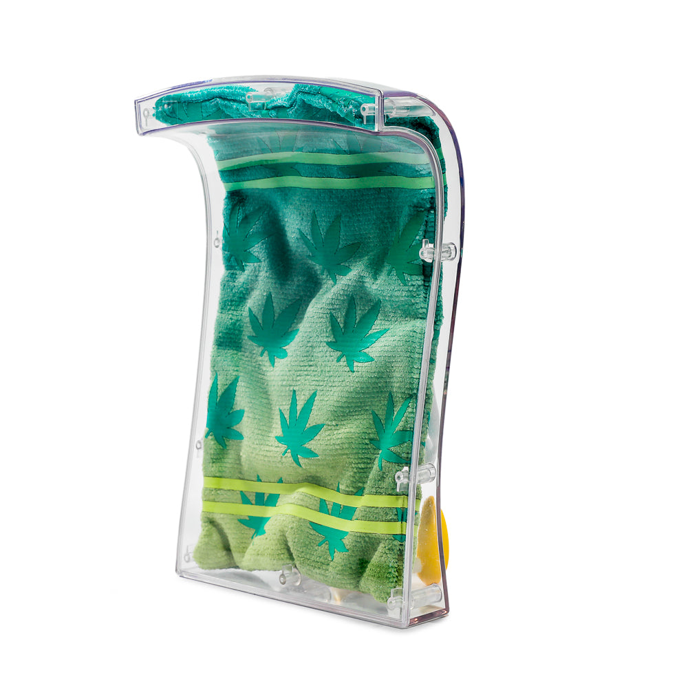 South Park Stoned Towelie with Pipe Glow-in-the-Dark Pot Leaf 8” Art Figure - 420 Edition - SOLD OUT