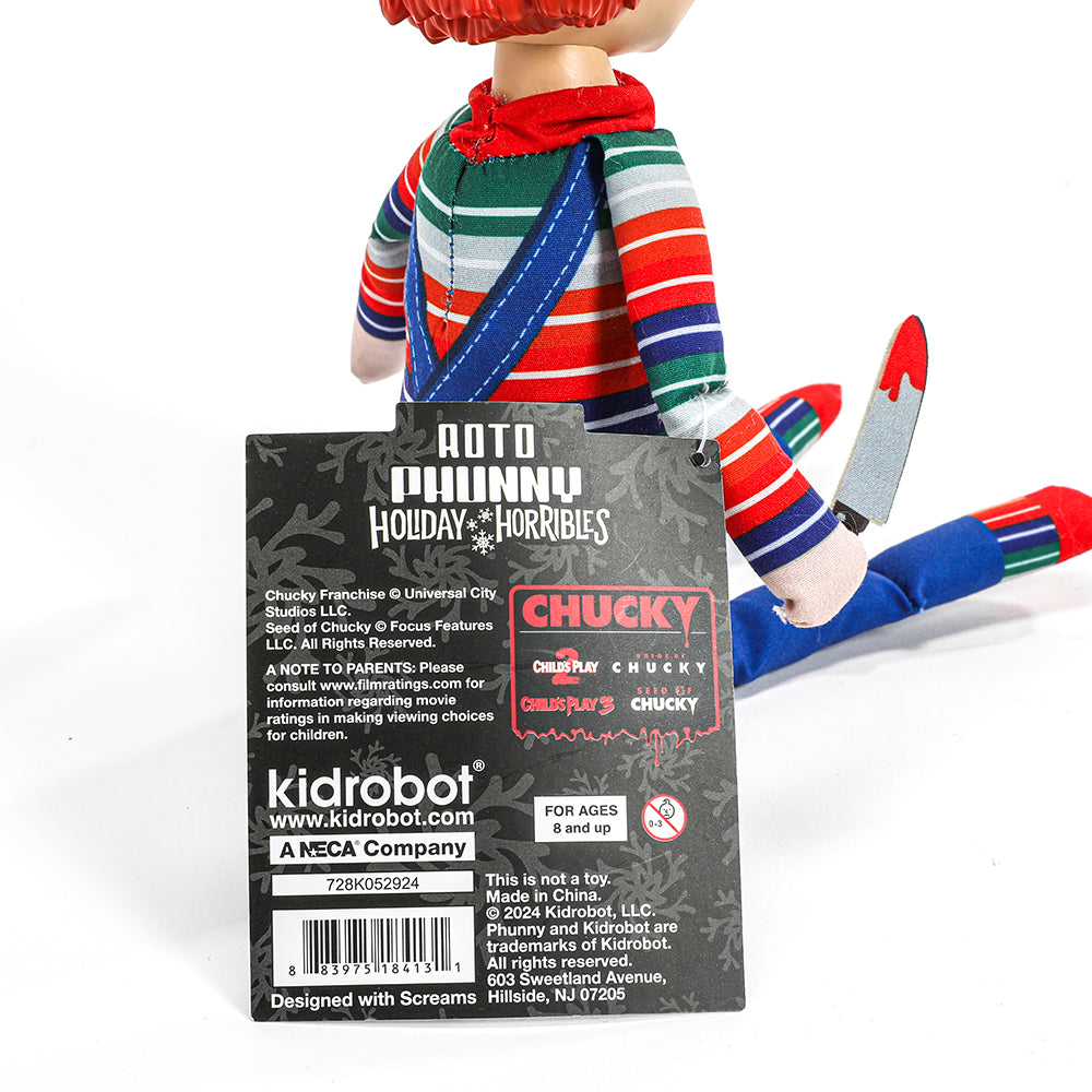 Holiday Horribles Chucky 8” Roto Phunny Plush